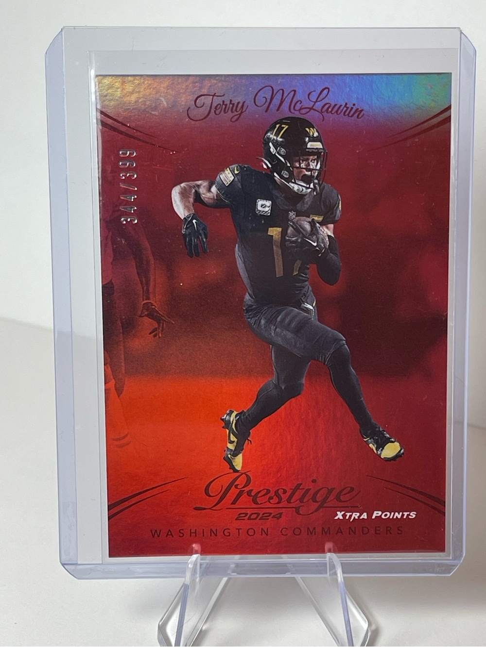 2024 Panini Prestige - Terry McLaurin #296 Xtra Points Red  344/399